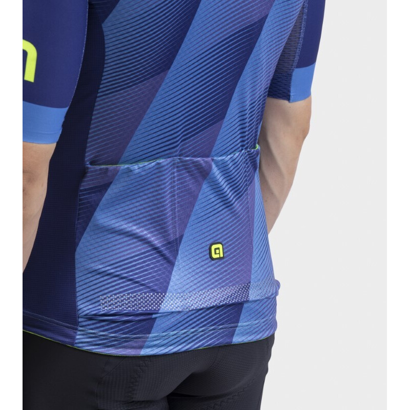 ALE' Maglia ciclismo ALE' PR-R SQUARE blu