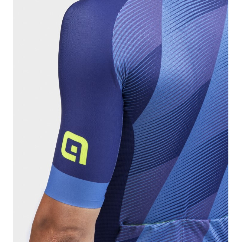 ALE' Maglia ciclismo ALE' PR-R SQUARE blu