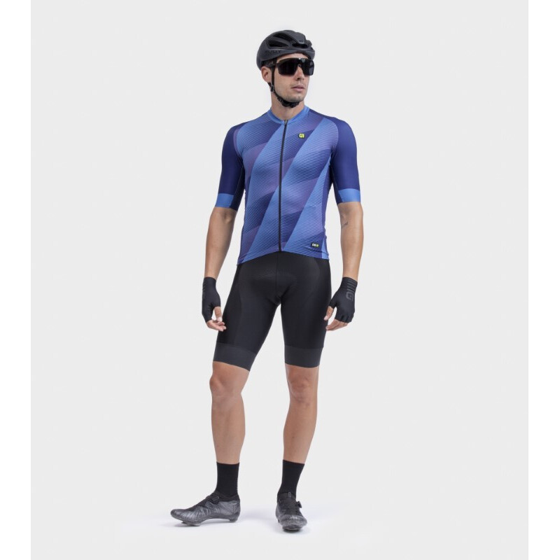 ALE' Maglia ciclismo ALE' PR-R SQUARE blu