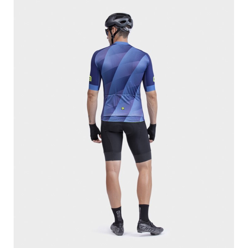 ALE' Maglia ciclismo ALE' PR-R SQUARE blu