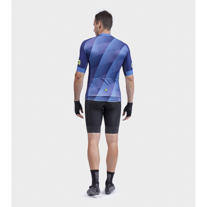 ALE' Maglia ciclismo ALE' PR-R SQUARE blu