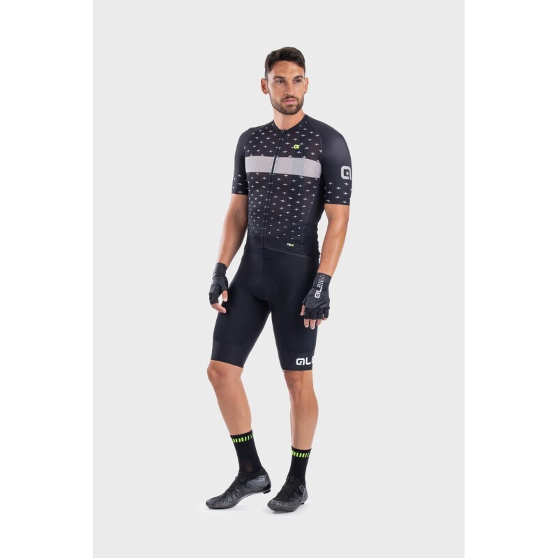 ALE' Maglia ciclismo ALE' PR-R STARS nero-tortora