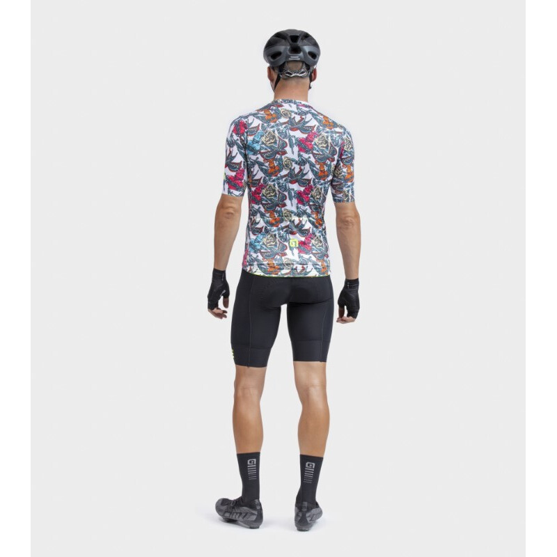 ALE' Maglia ciclismo ALE' PR-R TATTOO bianco