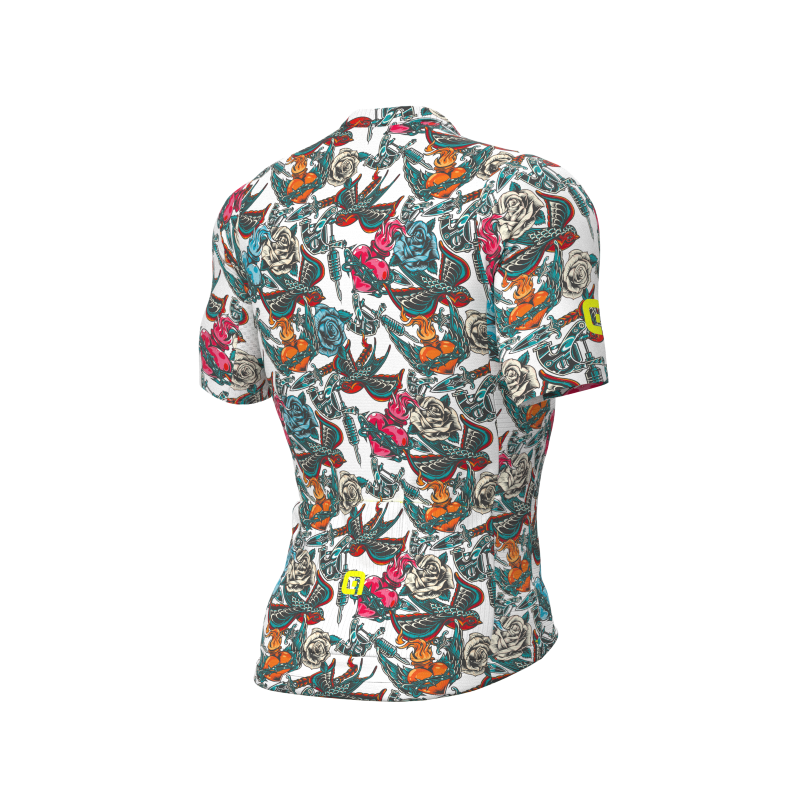 ALE' Maglia ciclismo ALE' PR-R TATTOO bianco