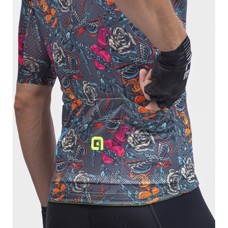 ALE' Maglia ciclismo ALE' PR-R TATTOO grigio