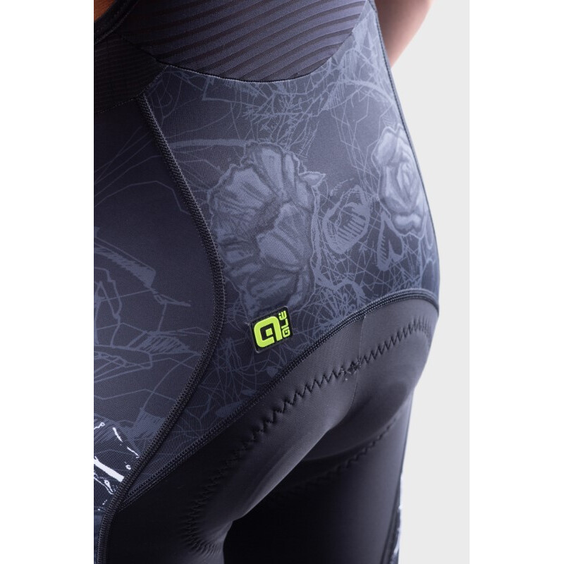 ALE' Pantaloncini ciclismo ALE' PR-R SKULL nero