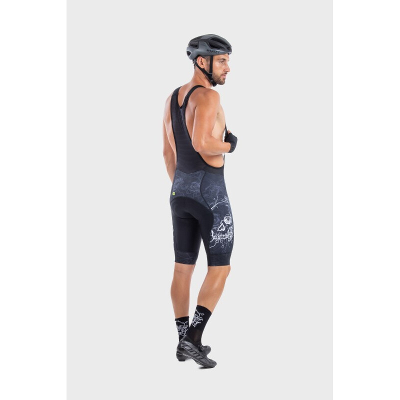 ALE' Pantaloncini ciclismo ALE' PR-R SKULL nero