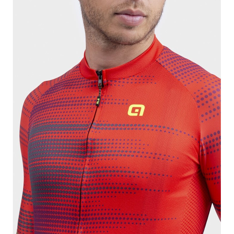 ALE' Maglia ciclismo ALE' SOLID TURBO rosso