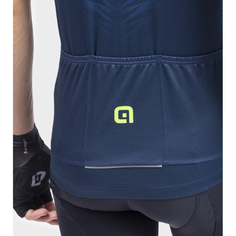 ALE' Maglia ciclismo ALE' SOLID THORN blu