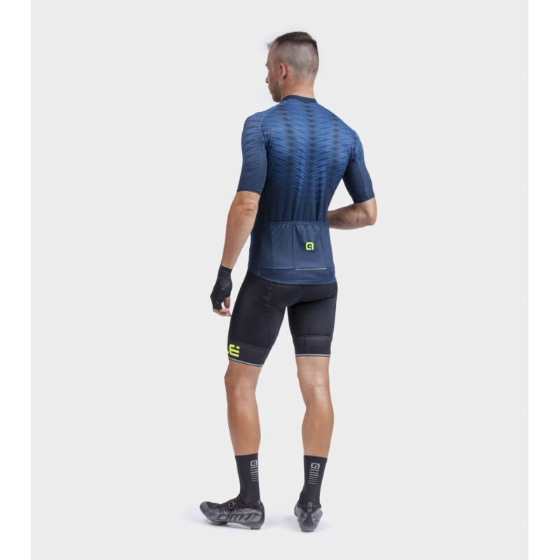 ALE' Maglia ciclismo ALE' SOLID THORN blu
