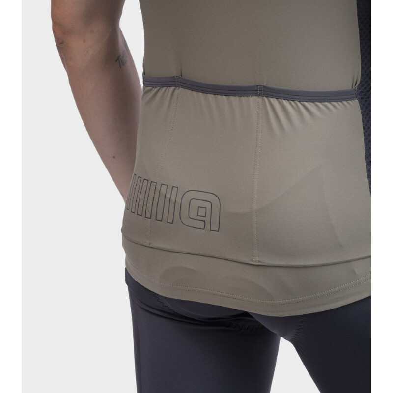 ALE' Maglia ciclismo ALE' SOLID COLOR BLOCK oliva