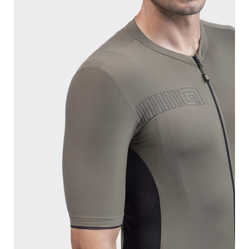 ALE' Maglia ciclismo ALE' SOLID COLOR BLOCK oliva