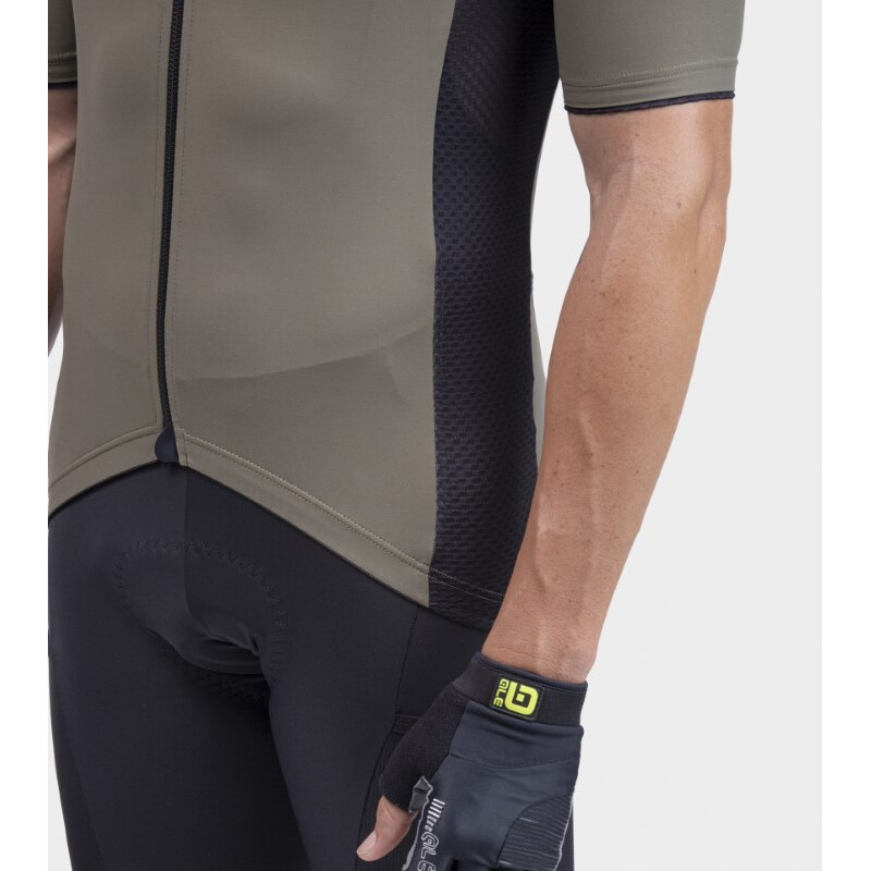 ALE' Maglia ciclismo ALE' SOLID COLOR BLOCK oliva