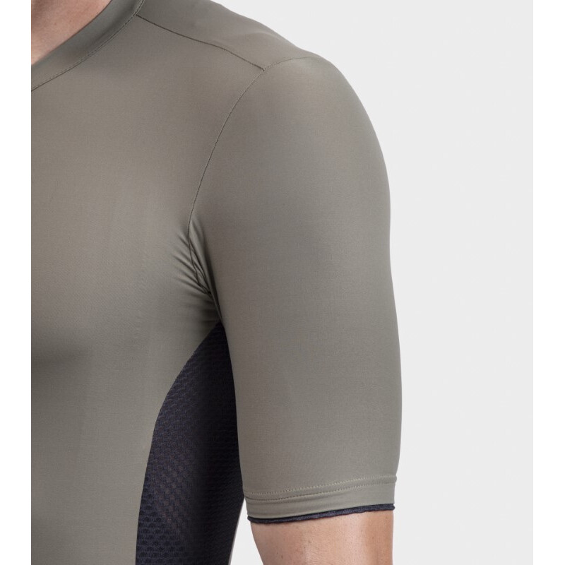ALE' Maglia ciclismo ALE' SOLID COLOR BLOCK oliva