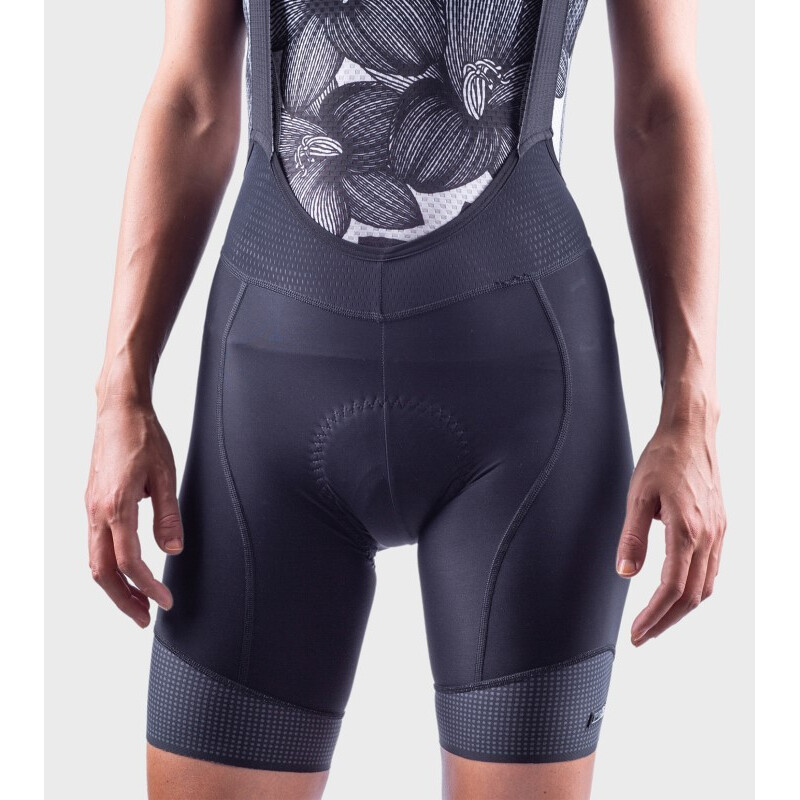 ALE' Pantaloncini ciclismo donna ALE' PR-S MASTER 2.0 nero-antracite