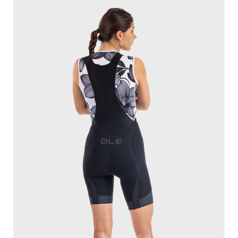 ALE' Pantaloncini ciclismo donna ALE' PR-S MASTER 2.0 nero-antracite
