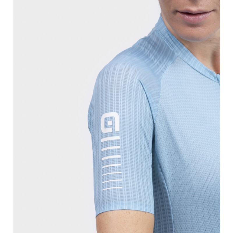 ALE' Maglia ciclismo donna ALE' R-EV1  SILVER COOLING azzurro