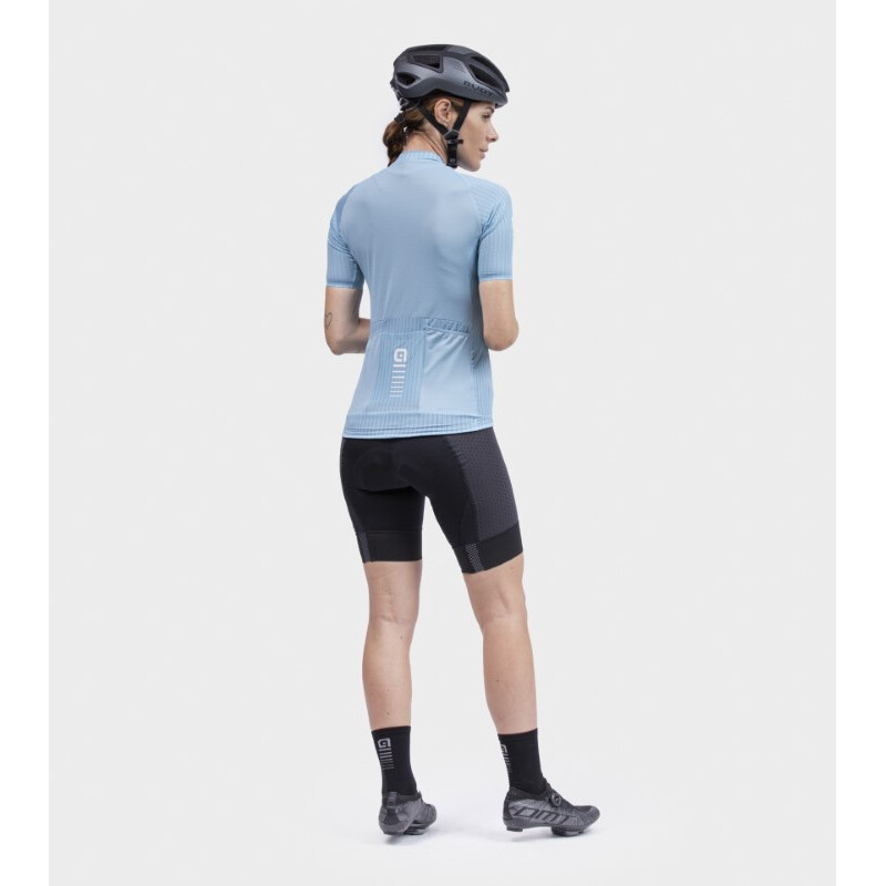 ALE' Maglia ciclismo donna ALE' R-EV1  SILVER COOLING azzurro