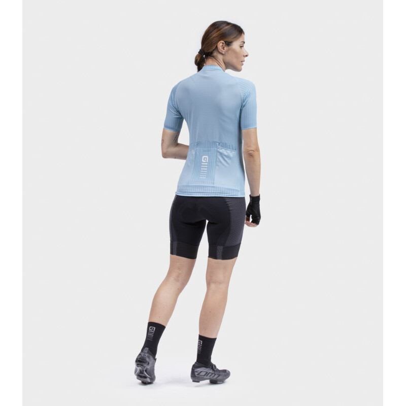 ALE' Maglia ciclismo donna ALE' R-EV1  SILVER COOLING azzurro