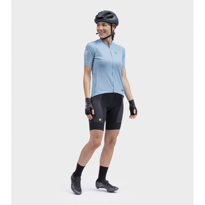 ALE' Maglia ciclismo donna ALE' R-EV1  SILVER COOLING azzurro