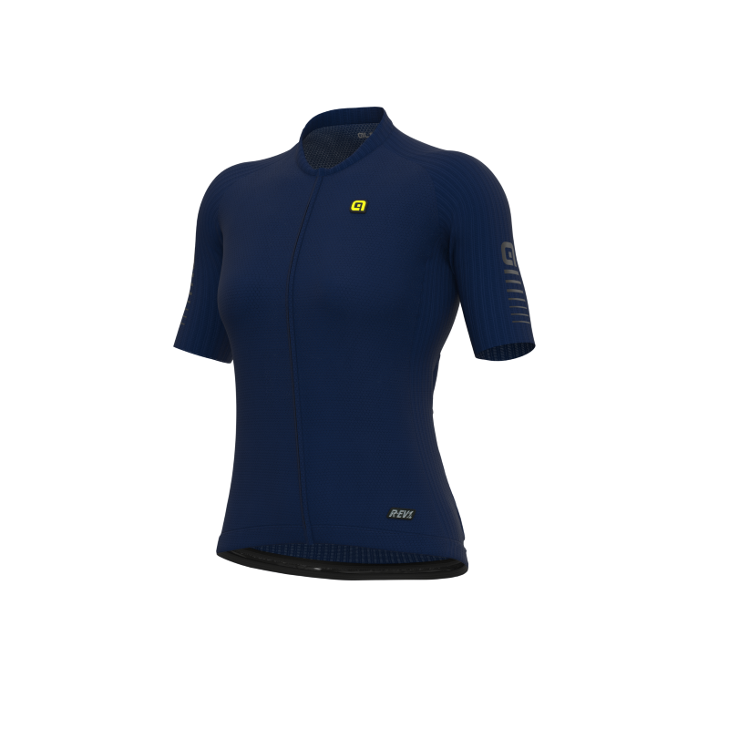 ALE' Maglia ciclismo donna ALE' R-EV1  SILVER COOLING blu marino
