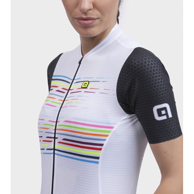 ALE' Maglia ciclismo donna ALE' PR-S LOGO bianco