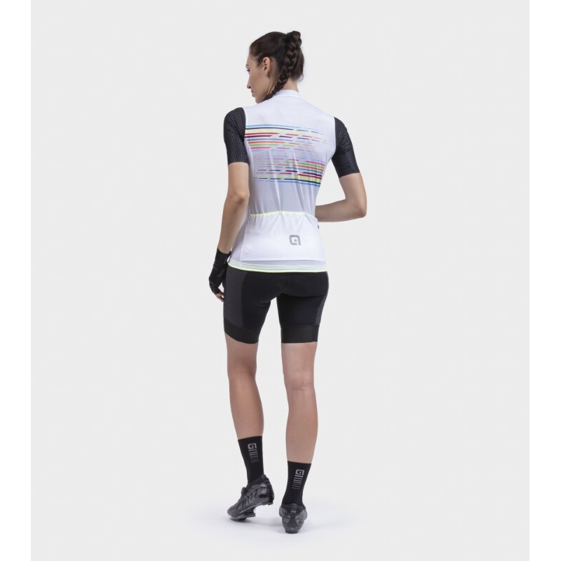 ALE' Maglia ciclismo donna ALE' PR-S LOGO bianco