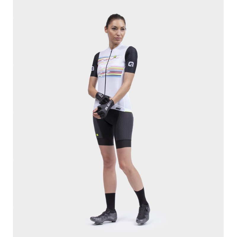 ALE' Maglia ciclismo donna ALE' PR-S LOGO bianco