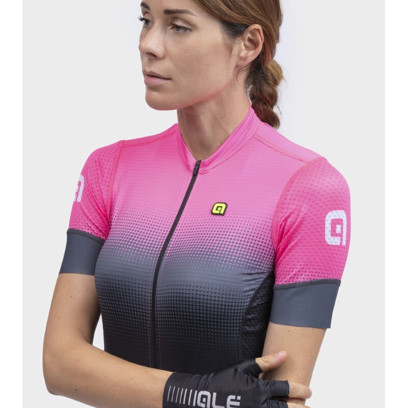 ALE' Maglia ciclismo donna ALE' PR-S GRADIENT rosa fluo