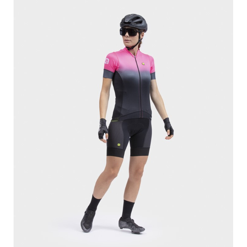 ALE' Maglia ciclismo donna ALE' PR-S GRADIENT rosa fluo