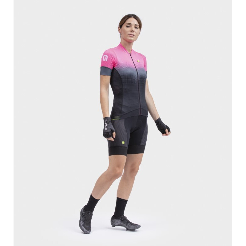 ALE' Maglia ciclismo donna ALE' PR-S GRADIENT rosa fluo