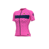 ALE' Maglia ciclismo donna ALE' PR-R STARS rosa flu-blu marino