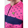 ALE' Maglia ciclismo donna ALE' PR-R STARS rosa flu-blu marino