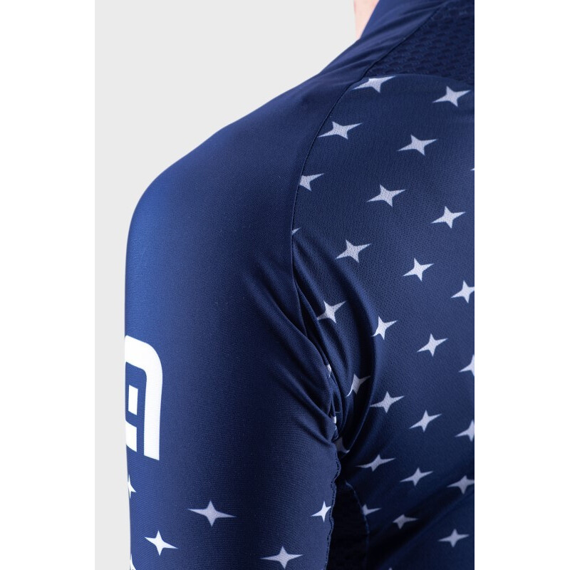 ALE' Maglia ciclismo donna ALE' PR-R STARS blu marino-bianco