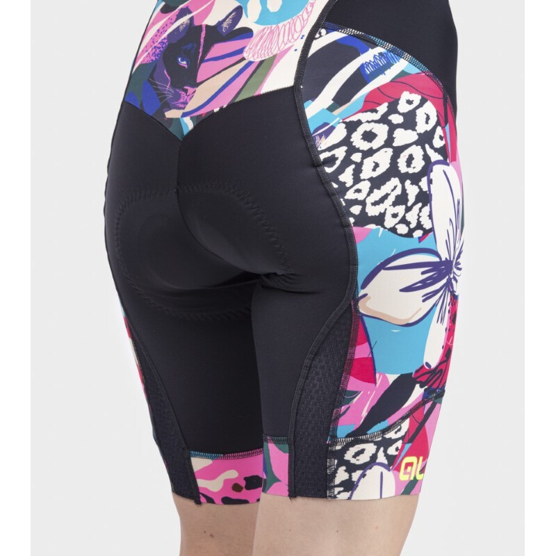 ALE' Pantaloncini ciclismo donna ALE' PR-R KENYA rosa fluo