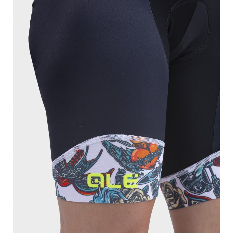 ALE' Body ciclismo donna ALE' PR-R TATTOO bianco