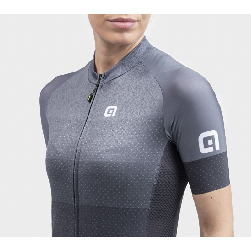 ALE' Maglia ciclismo donna ALE' SOLID LEVEL grigio
