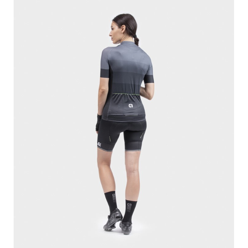 ALE' Maglia ciclismo donna ALE' SOLID LEVEL grigio