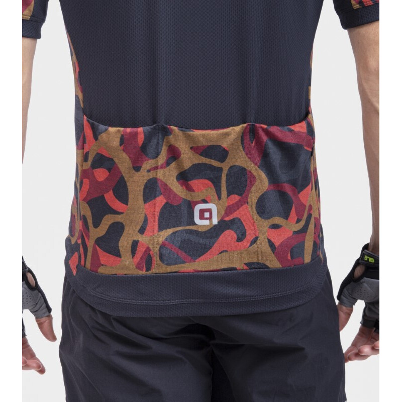 ALE' Maglia ciclismo ALE' OFF ROAD - GRAVEL WOODLAND rosso