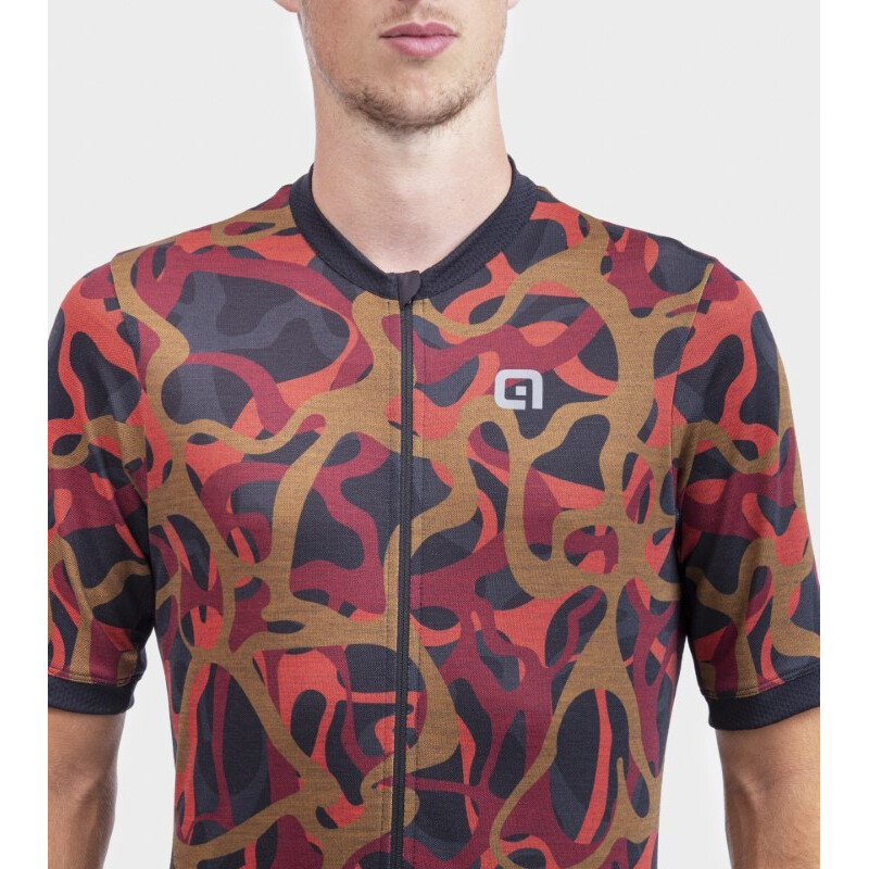 ALE' Maglia ciclismo ALE' OFF ROAD - GRAVEL WOODLAND rosso