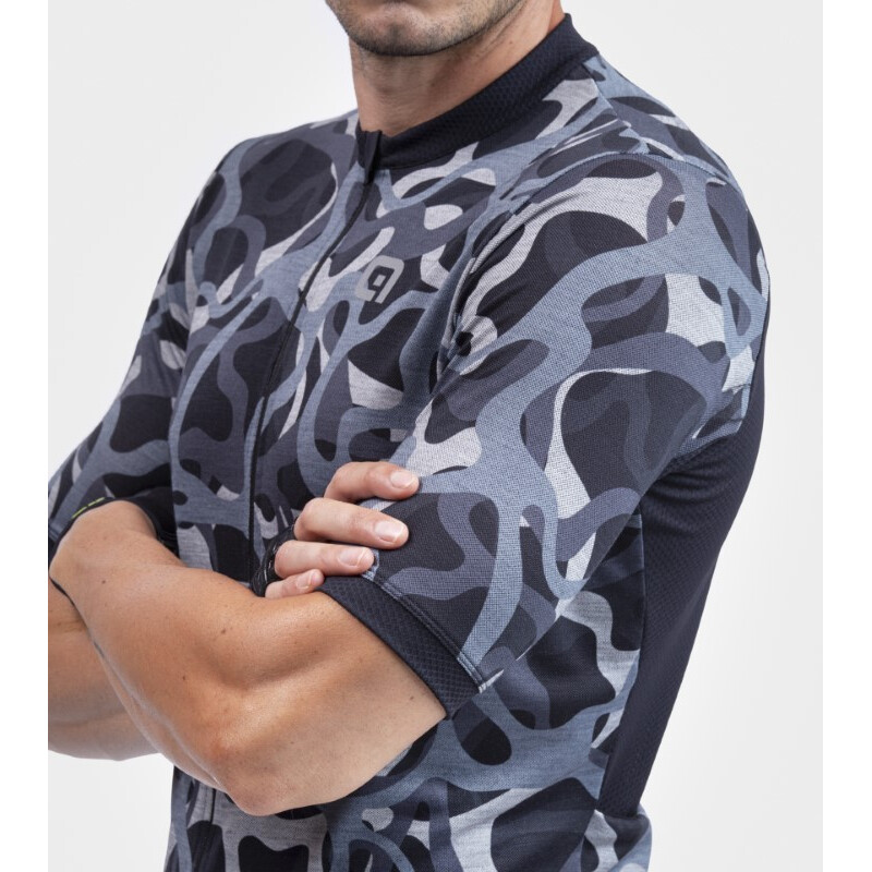 ALE' Maglia ciclismo ALE' OFF ROAD - GRAVEL WOODLAND grigio
