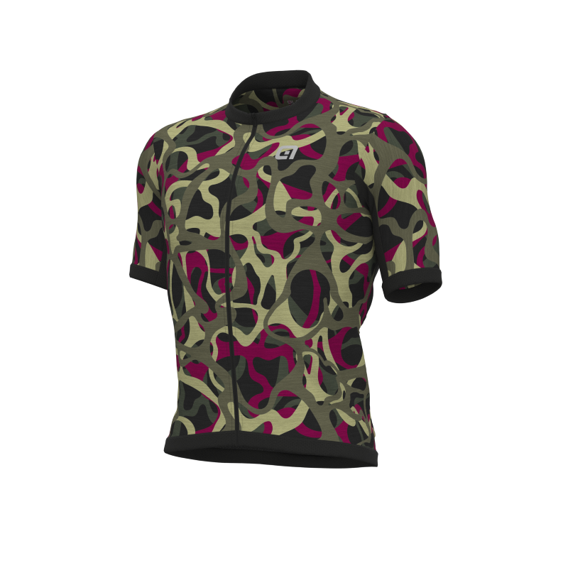 ALE' Maglia ciclismo ALE' OFF ROAD - GRAVEL WOODLAND verde