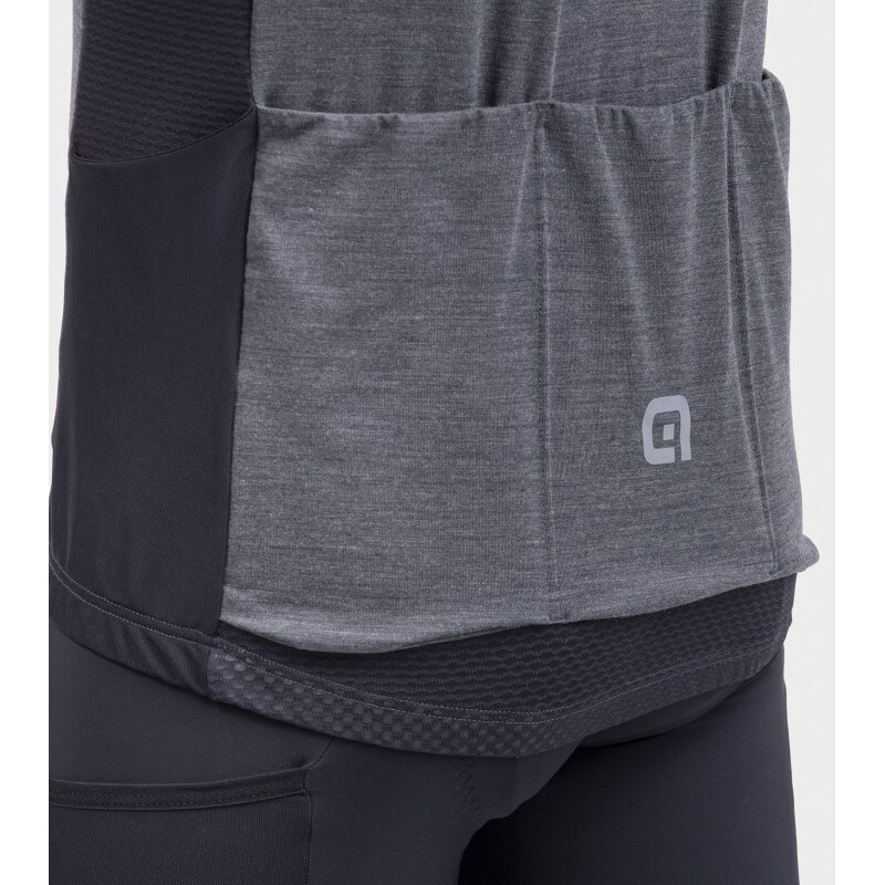 ALE' Maglia ciclismo ALE' OFF ROAD - GRAVEL CHAOS grigio 2024