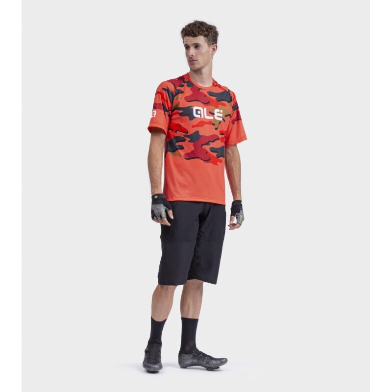 ALE' Maglia ciclismo ALE' OFF ROAD - MTB STAIN rosso