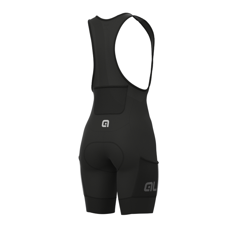 ALE' Pantaloncini ciclismo donna ALE' OFF ROAD - GRAVEL STONES CARGO nero
