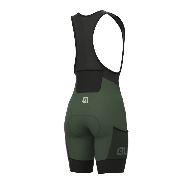 ALE' Pantaloncini ciclismo donna ALE' OFF ROAD - GRAVEL STONES CARGO verde