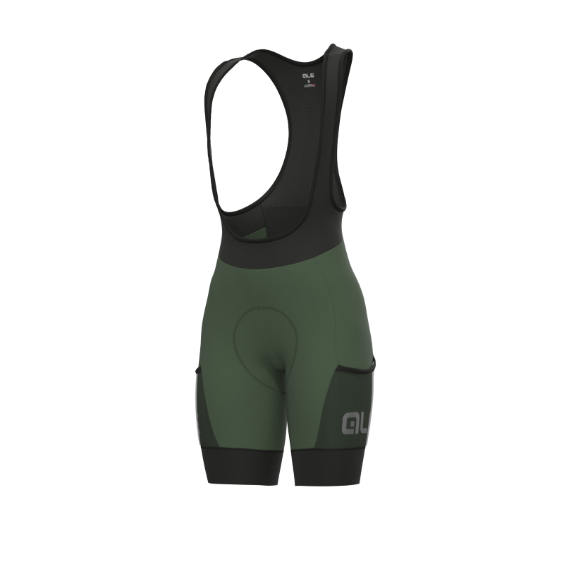 ALE' Pantaloncini ciclismo donna ALE' OFF ROAD - GRAVEL STONES CARGO verde