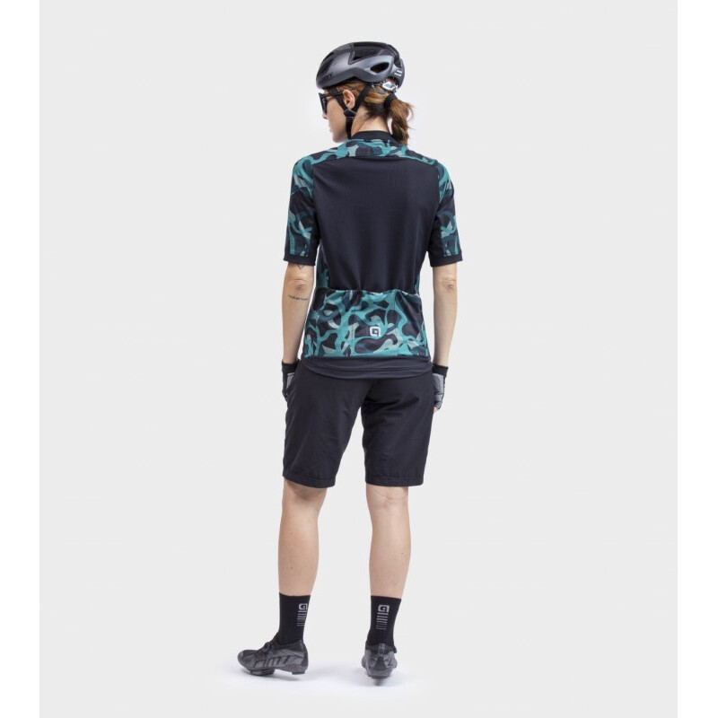 ALE' Maglia ciclismo donna ALE' OFF ROAD - GRAVEL WOODLAND verde