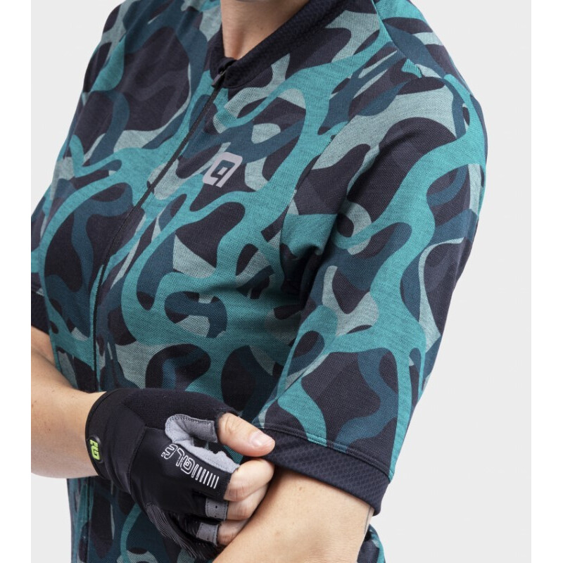 ALE' Maglia ciclismo donna ALE' OFF ROAD - GRAVEL WOODLAND verde