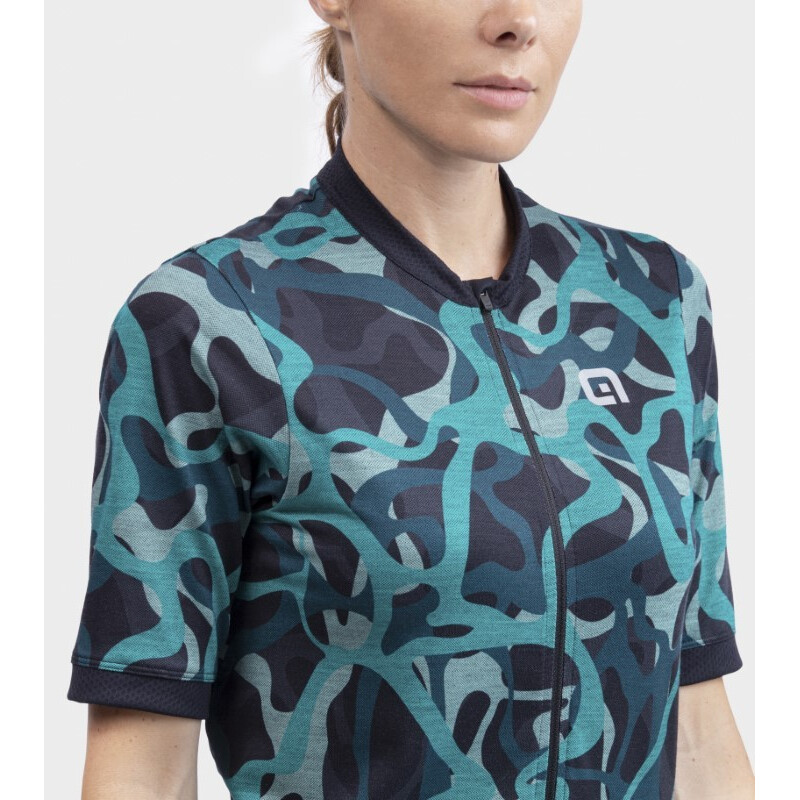 ALE' Maglia ciclismo donna ALE' OFF ROAD - GRAVEL WOODLAND verde